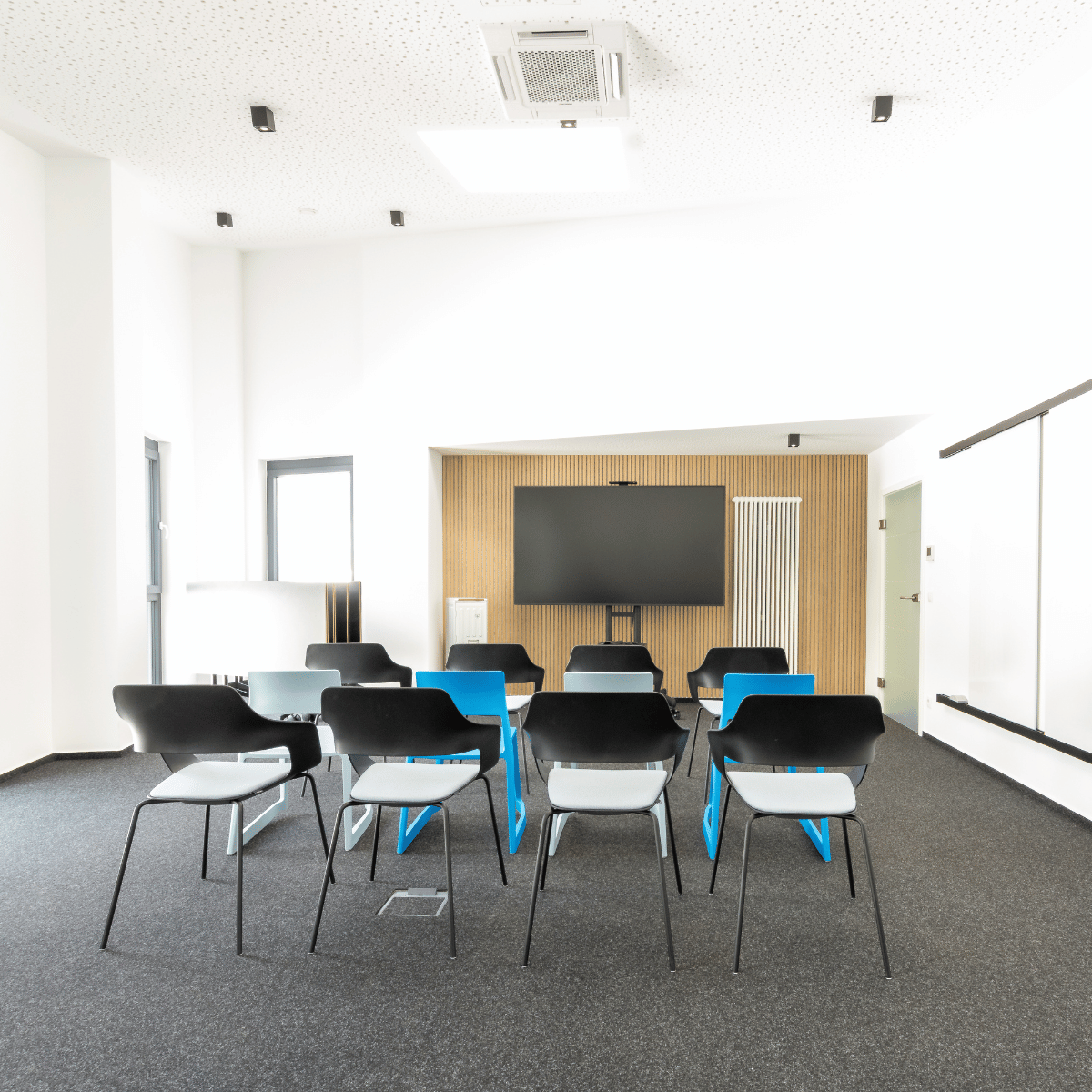 Modularer Raum in einem Software-Unternehmen