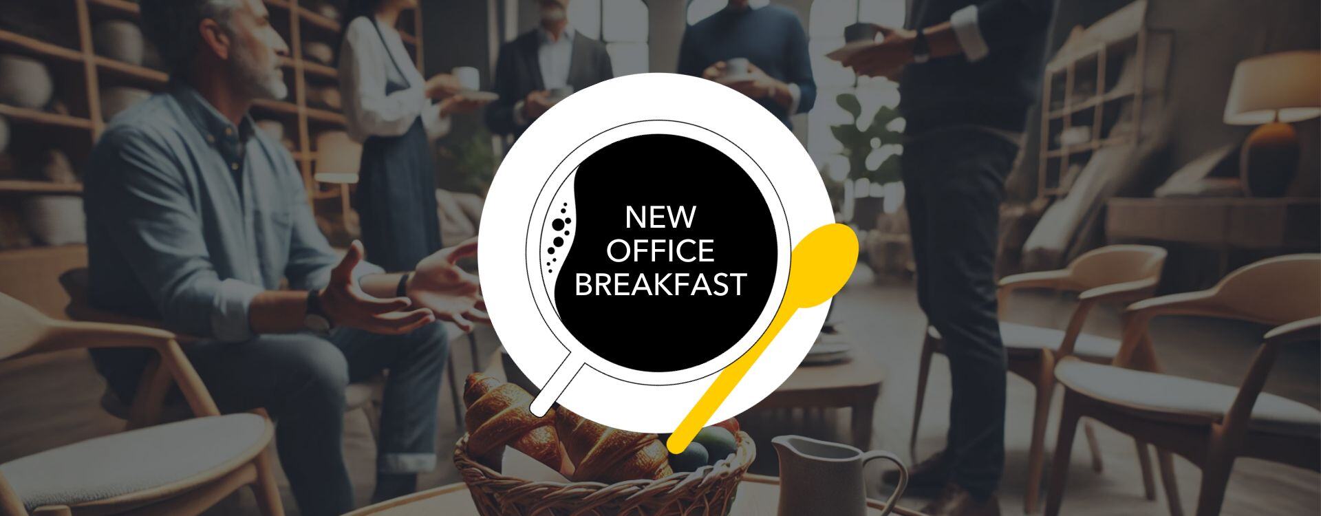 New Office Breakfast bei designfunktion mit Architekt:innen, die gemeinsam frühstücken und sich austauschen