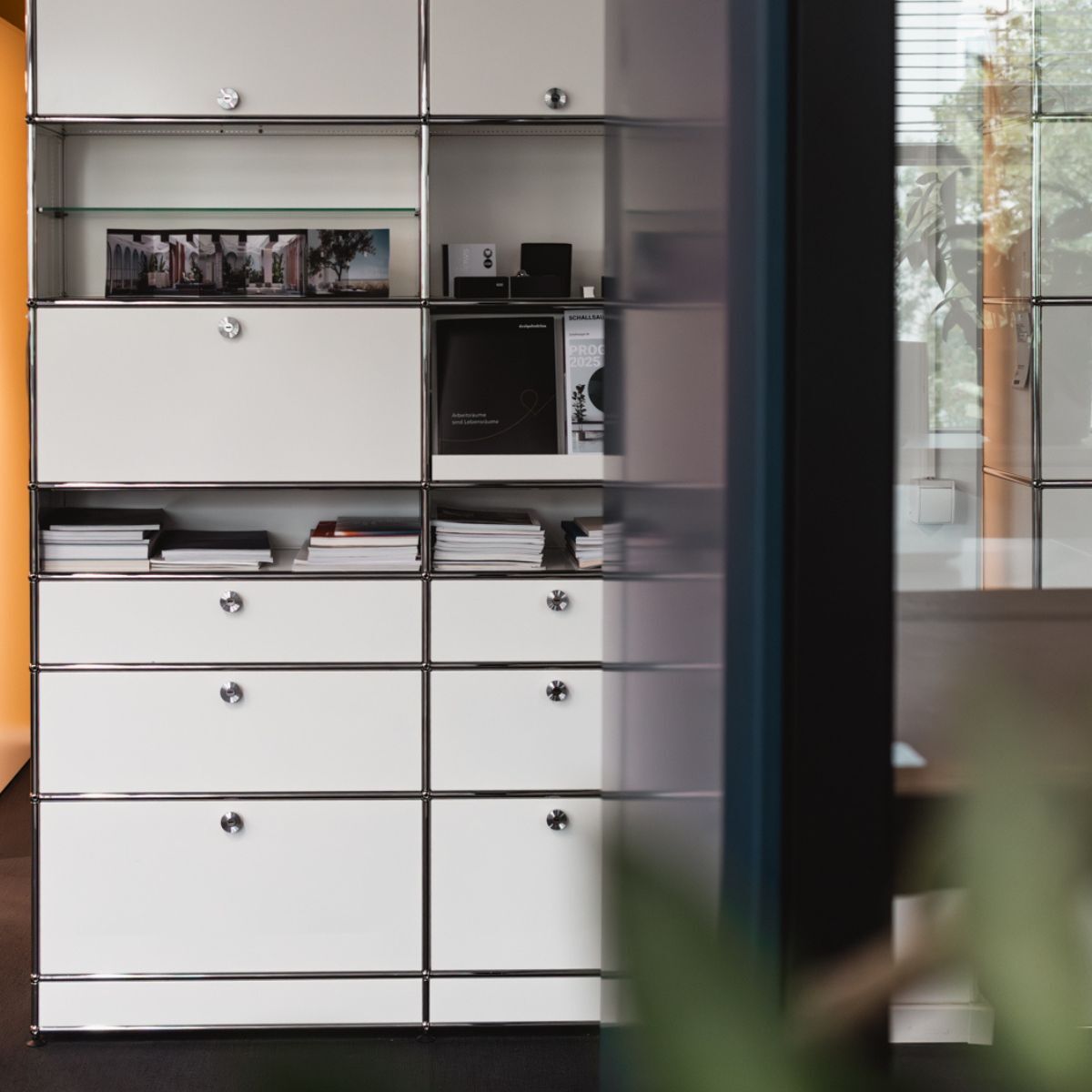 Stauraumlösung von USM Haller als Produktbeispiel für den designfunktion Sale vom 17. bis 25. Oktober 2025
