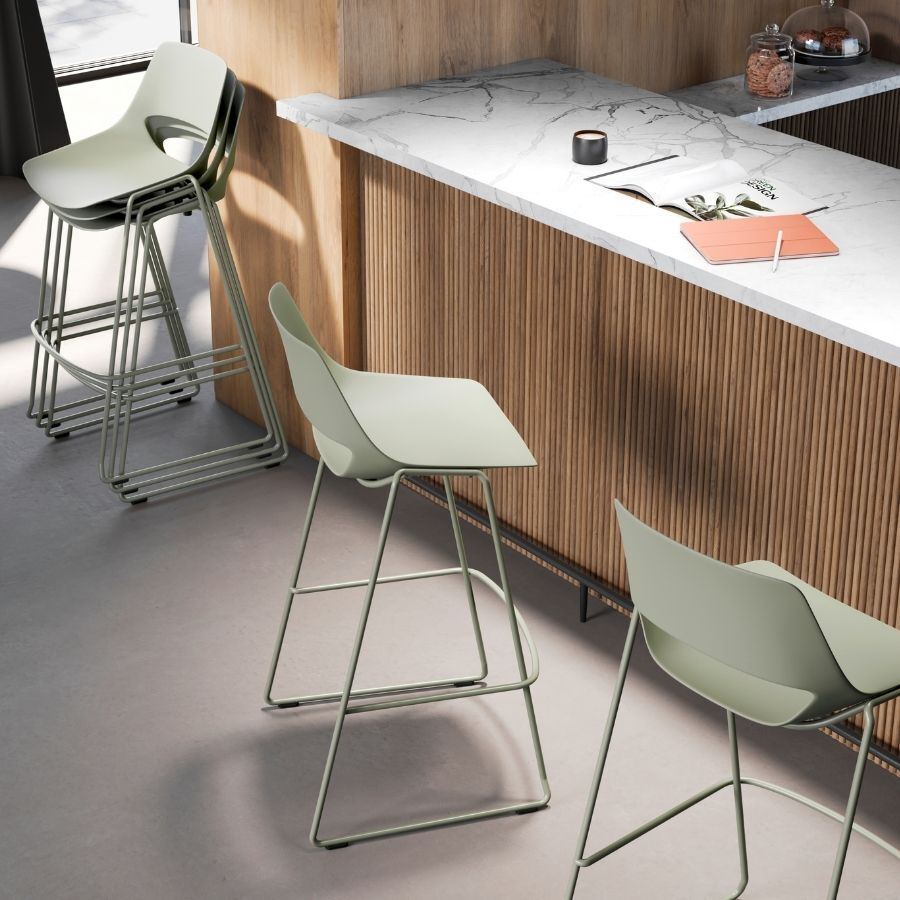 stapelbare Scoop Bar Stühle von Brunner