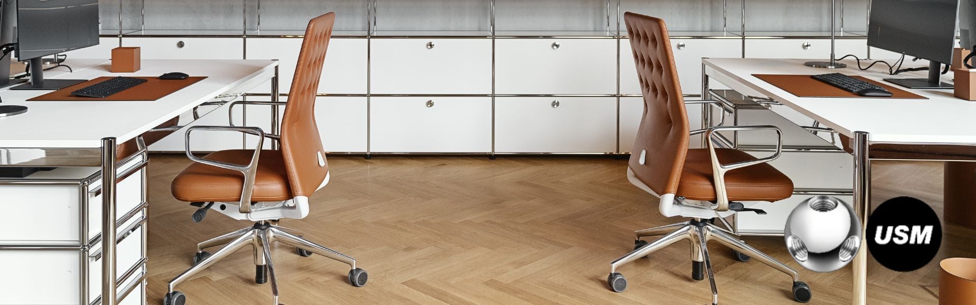 mit Möbeln von USM eingerichtetes Büro