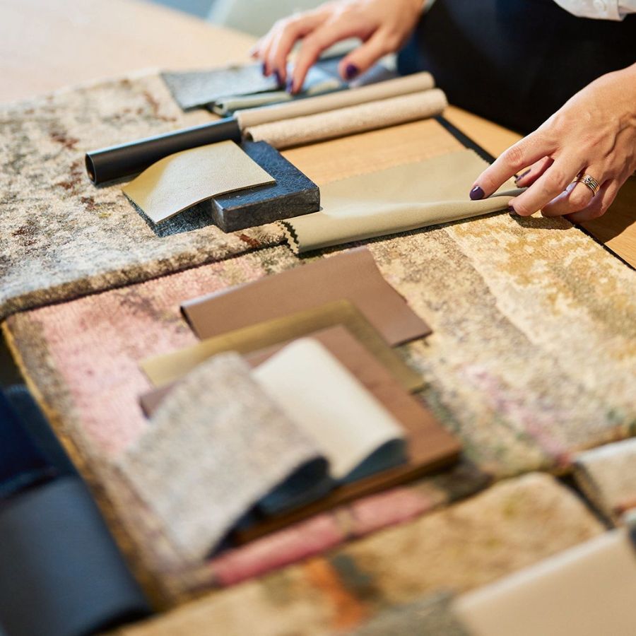 Natürliche und langlebige Materialien, die bei Walter Knoll zum Einsatz kommen