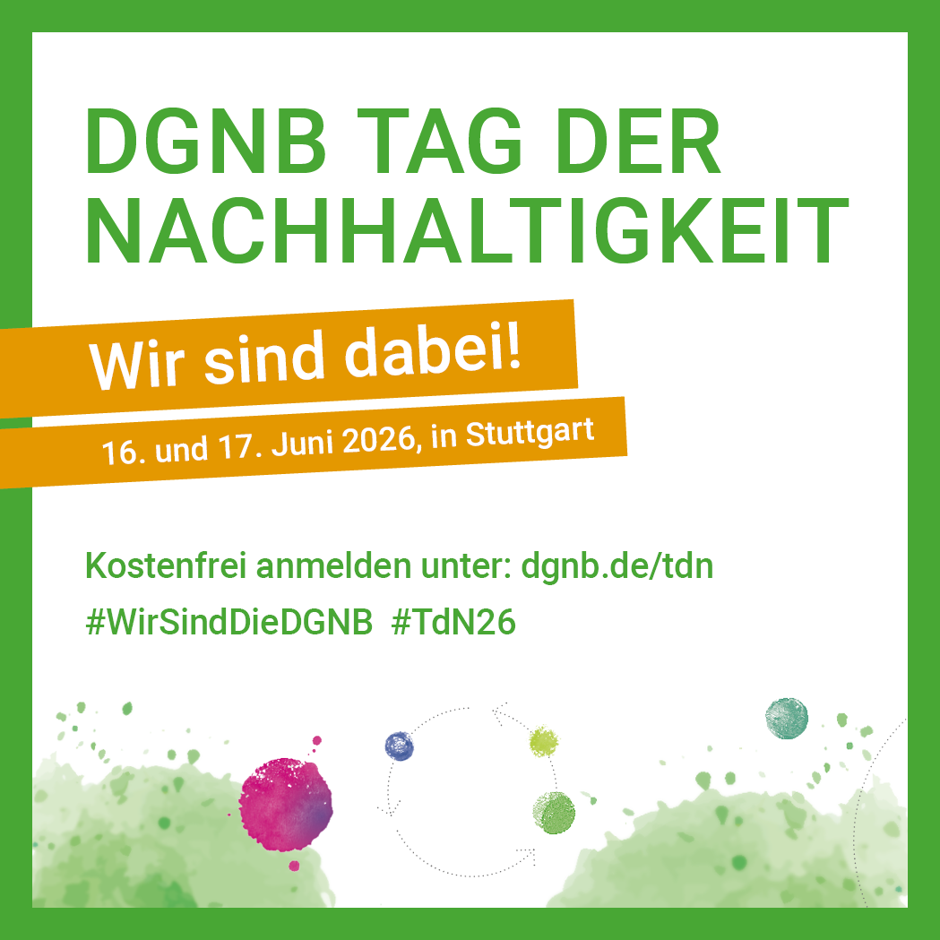 DGNB Tag der Nachhaltigkeit: Wir sind dabei