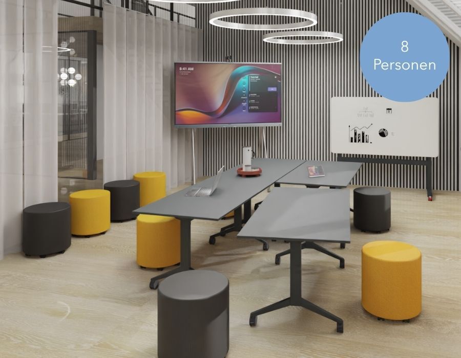 Smart Spaces Collaboration Room für 8 Personen von designfunktion in Kooperation mit Ricoh und Ahrend