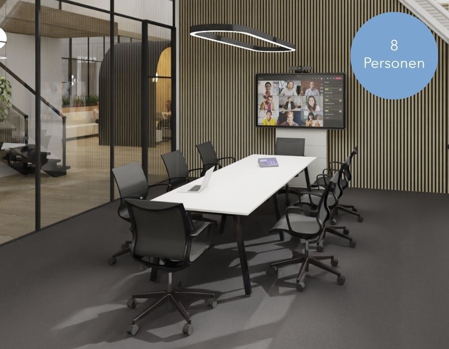 Smart Spaces Meeting Room für 8 Personen von designfunktion in Kooperation mit Ricoh und Ahrend