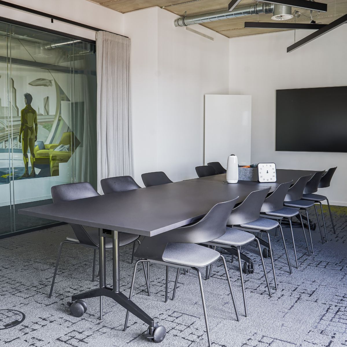 Meetingraum im Buero der Lise GmbH, gestaltet von designfunktion