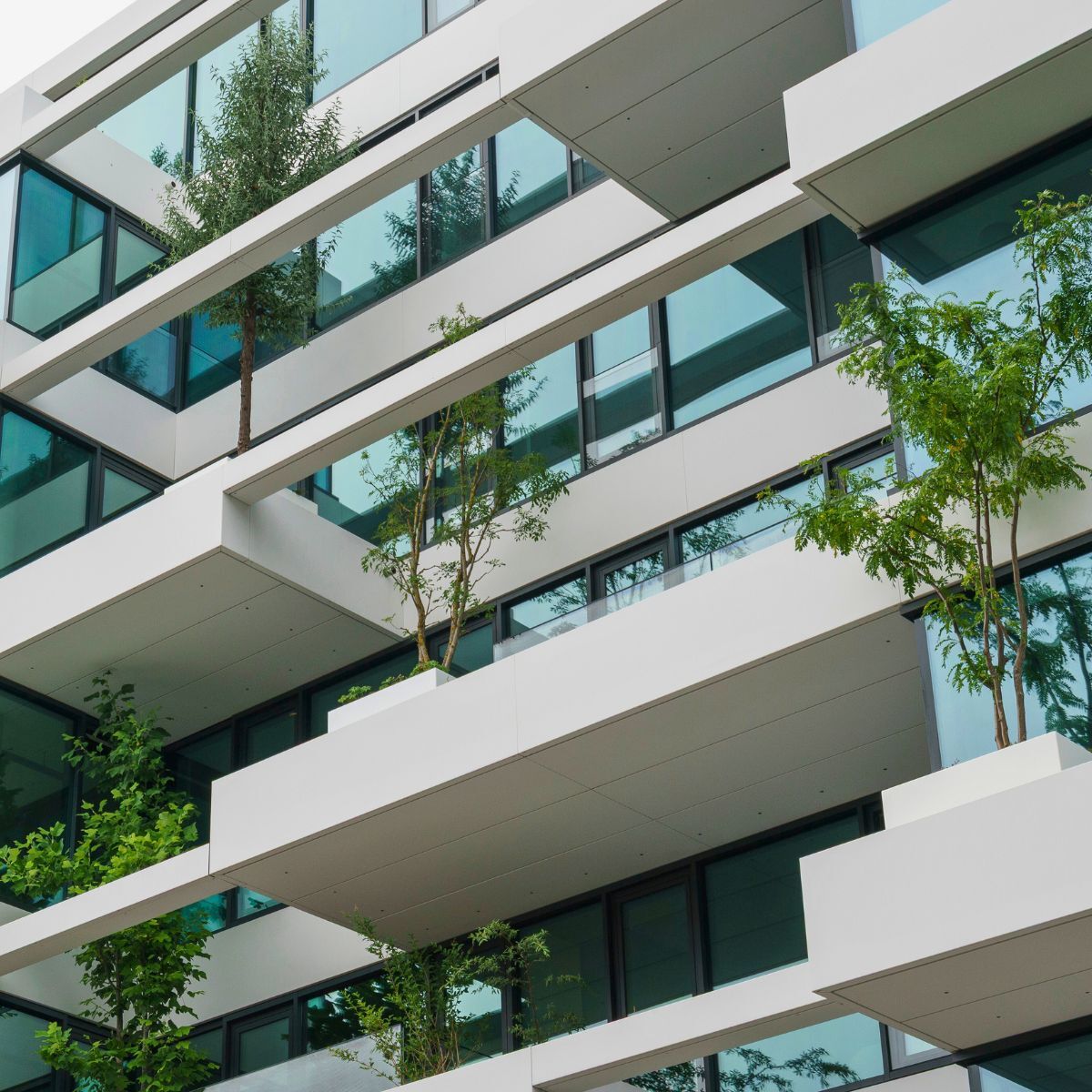 Außenfassade des neuen Bürogebäudes, dem Sitz von Orgavision in Berlin Charlottenburg