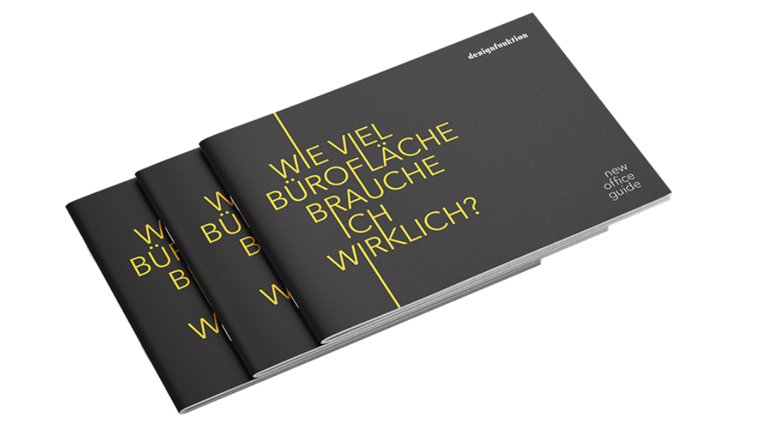 New Office Guide von designfunktion zur Frage: Wie viel Bürofläche brauche ich wirklich?