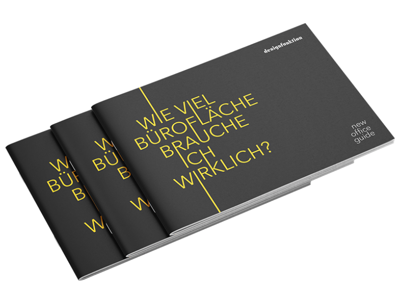 New Office Guide von designfunktion zur Frage: Wie viel Bürofläche brauche ich wirklich?